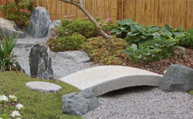 Granitbr&uuml;cke gebogen Ishi Bashi 