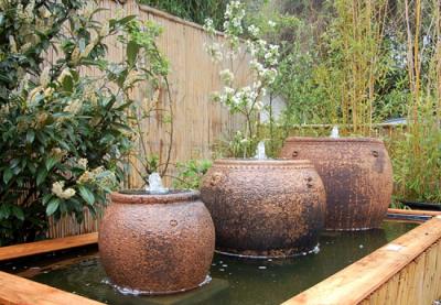 Wasserkeramik Papua Krug H&ouml;he 68 cm